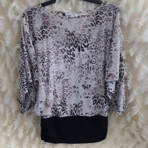 Jennifer Lopez leopard print top